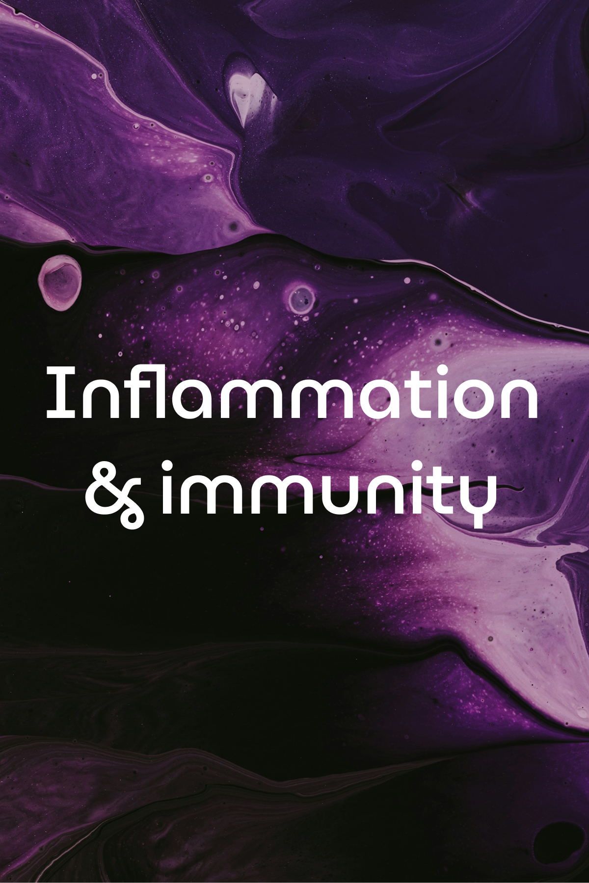 Grid of colored panels representing multiple biomarker categories